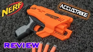 [REVIEW] Nerf Accustrike Quadrant | Unboxing, Review, & Firing Demo!