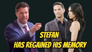 Stefan regained his memory. But he remained silent to trap EJ - Days of our lives Spoilers