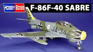 Hobby Boss 1/72 Scale F-86F40 Sabre- Build Video