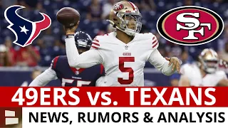 49ers News After LOSS vs. Texans: Trey Lance Struggles, OL MAJOR Concern, Jimmie Ward Injury Update