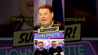 🤣JOHN PINETTE 🏝️🔥 SURVIVOR! 😆 #reaction #comedy #funny #clean #hilarious #shortsviral