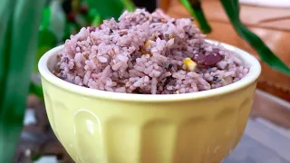 Japgokbap / Kongbap / Korean  Multigrain Mix Rice / 콩밥 / 잡곡밥