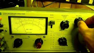 Hewlett Packard HP 334A Distortion Analyzer 2 of 2.MOV