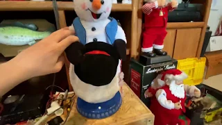 (2002) Gemmy 2 song snowflake spinning snowman