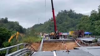 Tragic accident in south China's Guangdong: 24 dead, 30 injured in road collapse