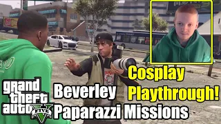 Franklin Meets Beverley The Scumbag Paparazzi Reporter-  GTA 5 PS5 Beverley Stranger Missions