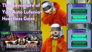 Full on Yda’s Auto Adventure | Cheese Strat with 0 boss turn | Heartless Gaze [DFFOO GL - Vol#228]