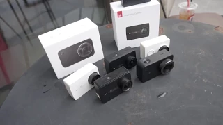 Budget Action Cameras Comparison: Mijia 4K Action Camera VS YI Lite VS YI Action Cam 1 VS YI 4K+