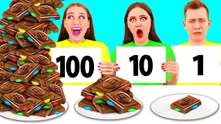 Wyzwanie 100 Warstw Żywności | Śmieszne Momenty od DuKoDu Challenge