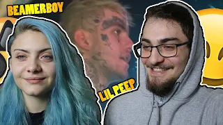 Me and my sister watch Lil Peep - 'BeamerBoy' (Live in Atlanta @ The Loft) first time (Reaction)