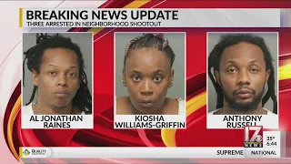 3 arrested, charged in Monday shootout in east Raleigh