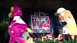 Cleveland Indians Mascots at TribeFest