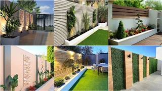 100 Modern Fence Design Ideas 2023 Home Garden Boundary Wall Design |  Patio Fences Decorations P2