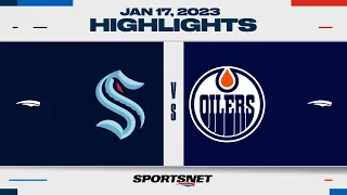 NHL Highlights | Kraken vs. Oilers - January 17, 2023