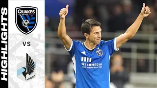 HIGHLIGHTS: San Jose Earthquakes vs. Minnesota United FC | October 01, 2022