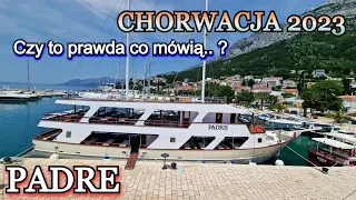 Statek PADRE Baška Voda Cena Rejs Bol Brač Hvar Makarska Ship Tour CHORWACJA 2023 Czy może Biba?