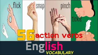 [1] ENGLISH VERBS | 56 ACTION VERBS for daily use (with examples)