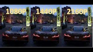 Forza Horizon 5 Benchmark RTX 3090 5900X EXTREME settings 1080P 1440P 2160P