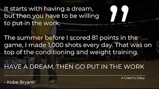 Mamba Mondays | FIRST DREAM, THEN WORK