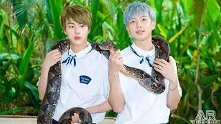 Bts members with snake 🐍😂 watch this video BTS army 👀😅 drop your comment here 👇