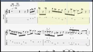 Make a Change by Ole Borud Guitar Solo tab