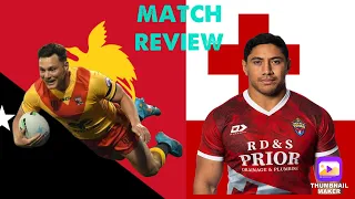 Tonga vs PNG match review