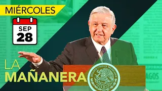 La conferencia de AMLO 28 de septiembre | En vivo