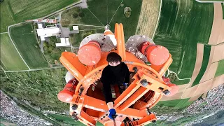 273m Tower Climb in Mühlacker |  Mühlacker Sender Klettern