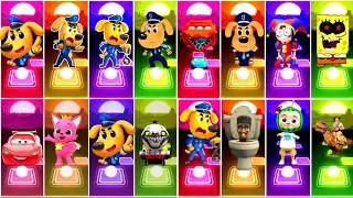 Sheriff Ladrador All Video Megamix 🔴 Cocomelon🔴 SkiBiDid Toilet 🔴Pinkfong 🎶 Who is Best ♥️💛💚💜