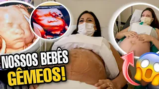 FOMOS NO HOSPITAL E VIMOS O ROSTO DOS NOSSOS FILHOS!! *ULTRA 4D* 😱