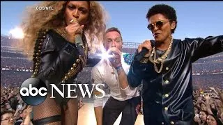 SUPER BOWL HALFTIME SHOW | Beyonce, Coldplay, Bruno Mars Rock Super Bowl 50