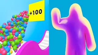 Balls Go High VS Blob Runner 3D Android iOS Mobile Gameplay Walkthrough