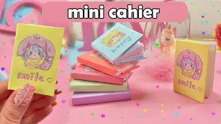 DIY MINI CAHIER MIGNON-INCROYABLES IDÉES D'ARTISANAT EN PAPIER-ASTUCES POUR LA RENTRÉE DE CLASSES