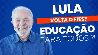 Lula e a Educação | Eleições 2022 | Plano de Governo do Lula