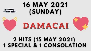Foddy Nujum Prediction for DaMaCai - 16 May 2021 (Sunday)