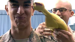 Rubber chicken Test -  US Air Force and Police