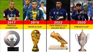 List Of Kylian Mbappé Career All Trophies & Awards from 2016 - 2023