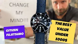 Citizen Fujitsubo - Promaster Challenge diver Titanium - the best value diver under 1000$.