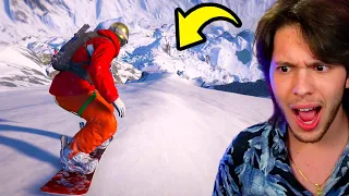 ME JOGUEI DE UM PENHASCO com SNOWBOARD!! STEEP - FT. @LipaoGamer