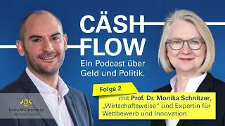 Cäshflow - Der Podcast. Folge 2 mit Prof. Dr. Monika Schnitzer