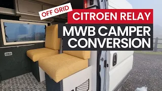 VAN TOUR: Citroen Relay MWB Off Grid Camper Conversion