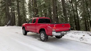 Tacomas and 4Runner on a MISSION to find SNOW