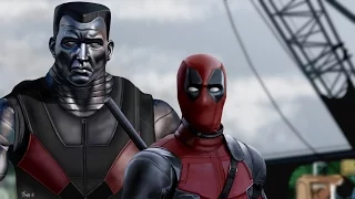 Deadpool & Colossus (GIMP Speed Painting)