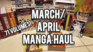 MARCH/APRIL MANGA HAUL! 71 VOLUMES!