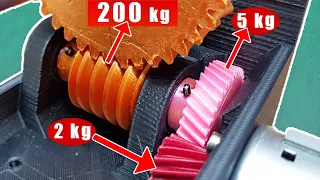 This Gearbox is So Powerful it can Pull a CAR! (3D Printed)