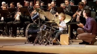 Child Prodigy - 3 Years Old Russian Drummer (Lyonya Shilovsky)