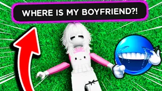 She Could Not Fight Without Her BOYFRIEND.. 💀 | The Strongest Battlegrounds