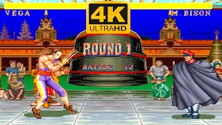 Street Fighter II - VEGA (Arcade / Champion Edition) 4K UHD 60 FPS