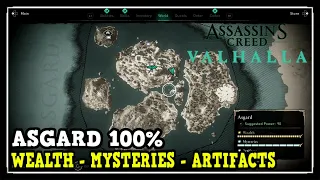 Assassin's Creed Valhalla Asgard All Collectibles (Wealth, Mysteries, Artifacts)