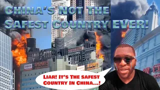 A huge fire at PingAn Bank Building in Tianjin, China! Videos from multiple angles on Live!